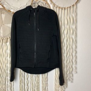 🌟 Lululemon Black/Gray Long Sleeve Hooded Zip Up 8
